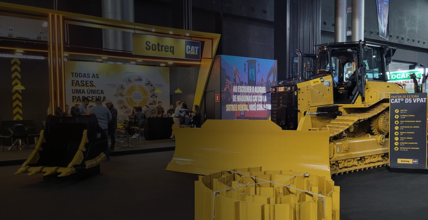 Sotreq destaca tecnologias de compactação inteligente na Infrabusiness Expo 2025