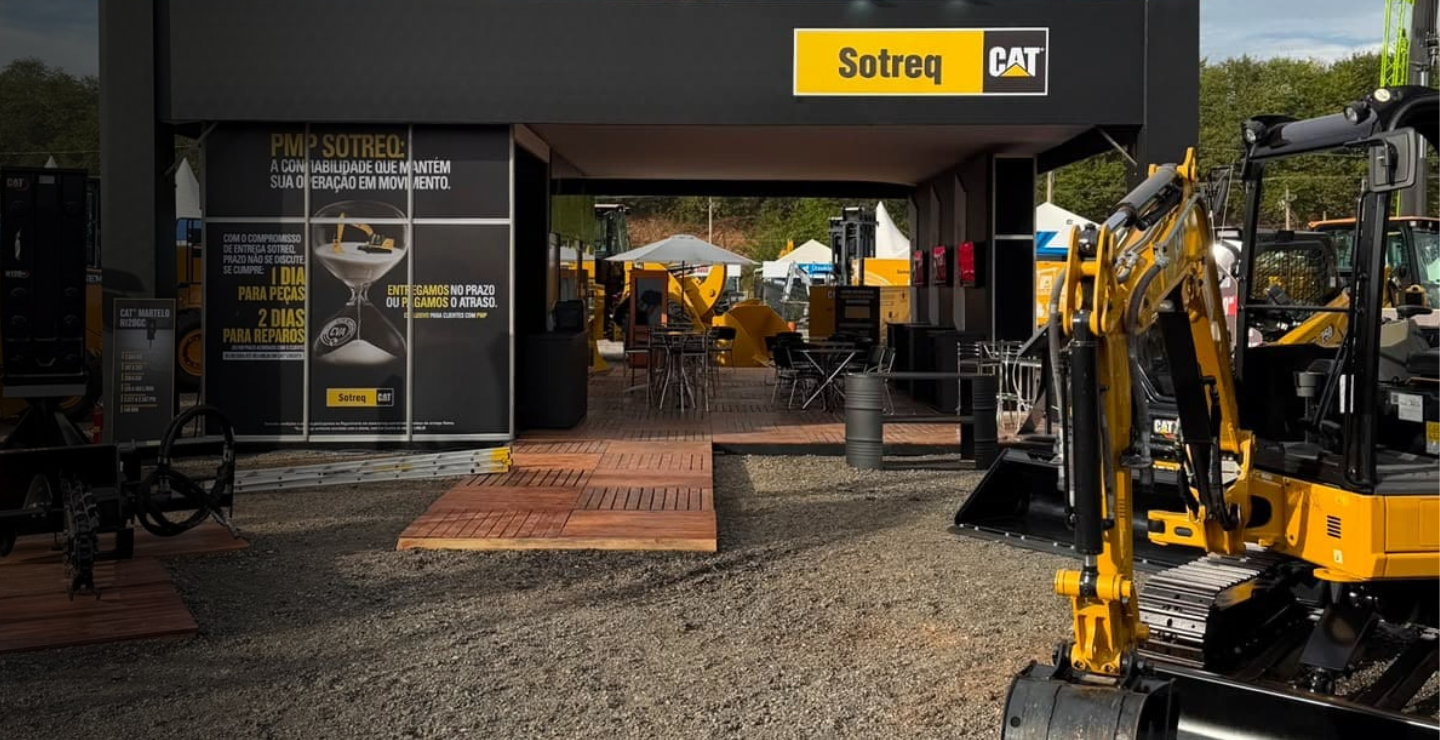 Brazil Equipo Show 2026: Sotreq apresenta portfólio completo para construção e agronegócio com condições especiais