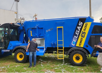 ELO NEWS Materia Gelgás, em parceria com a MD Power, desenvolve primeiro misturador vertical autopropelido do Brasil