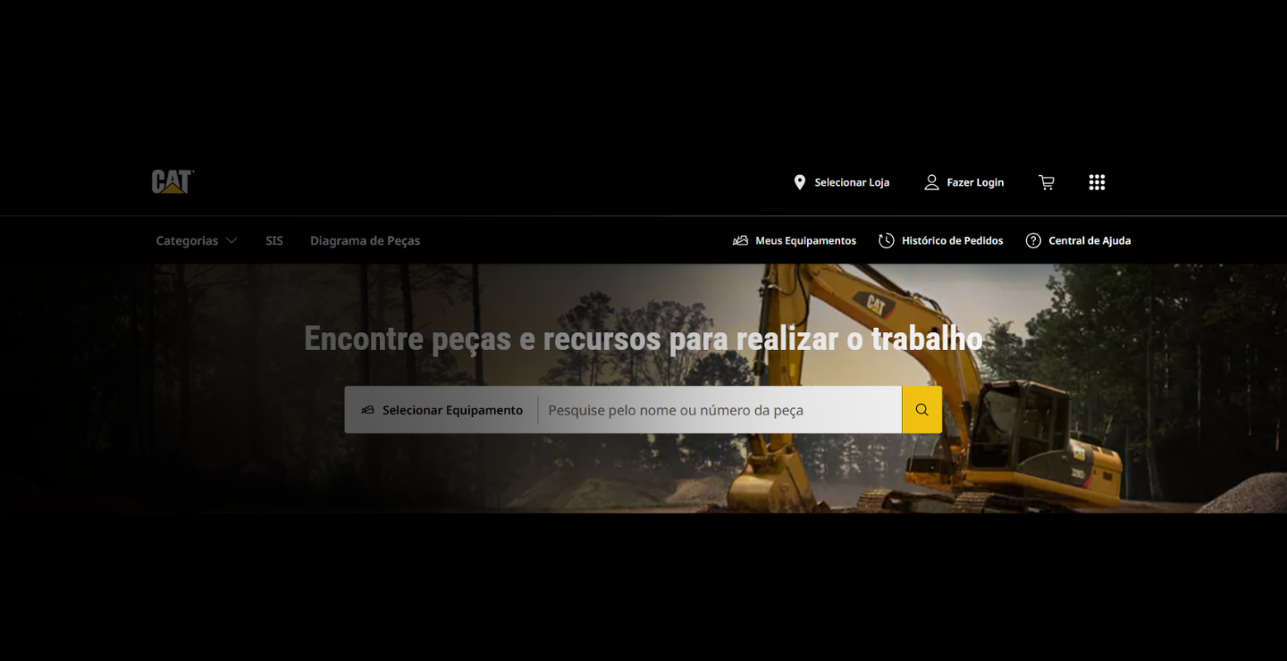 Parts Cat e Cat Central: a forma mais rápida e segura de comprar peças para seu equipamento 