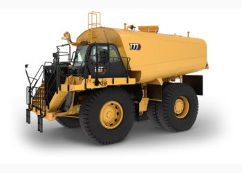 Tecnologia WDS 2.0 nos Caminhões Pipa Fora de Estrada Cat elevam a eficiência do controle de poeira na mineração  