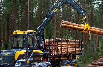 Portal Elo Materia Forwarder Buffalo King: gigante na movimentação florestal