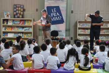 Portal Elo Materia "Lê pra mim?": Sotreq e iSSO (Instituto Social Sotreq) promovem projeto de inclusão e incentivo à leitura.